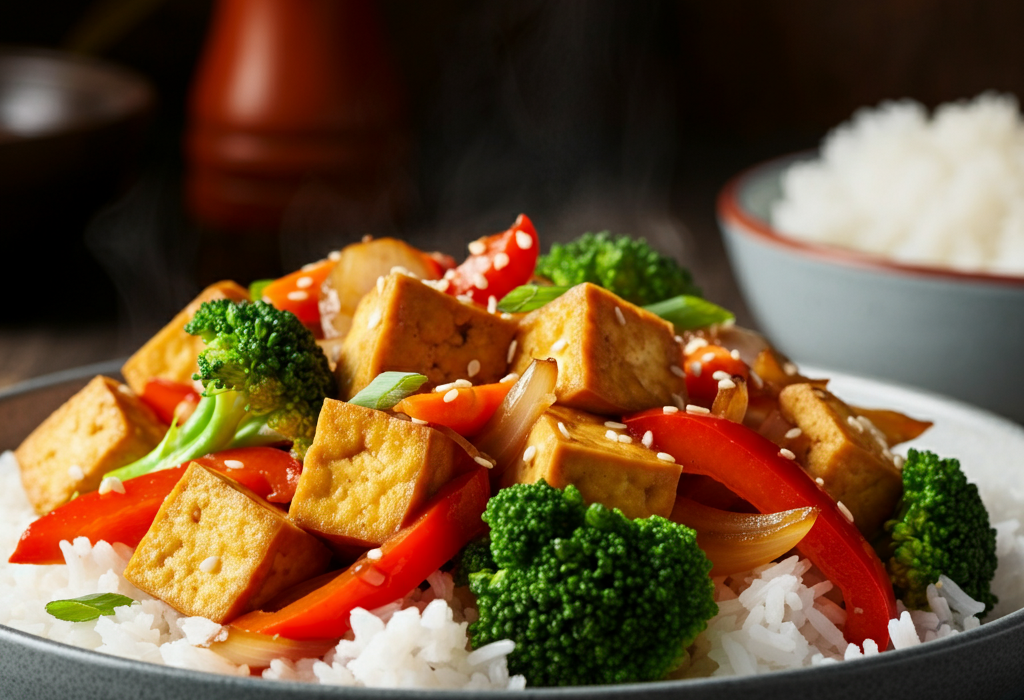 5-Star Spicy Tofu and Veggie Stir-Fry Recipe (Easy & Delicious)