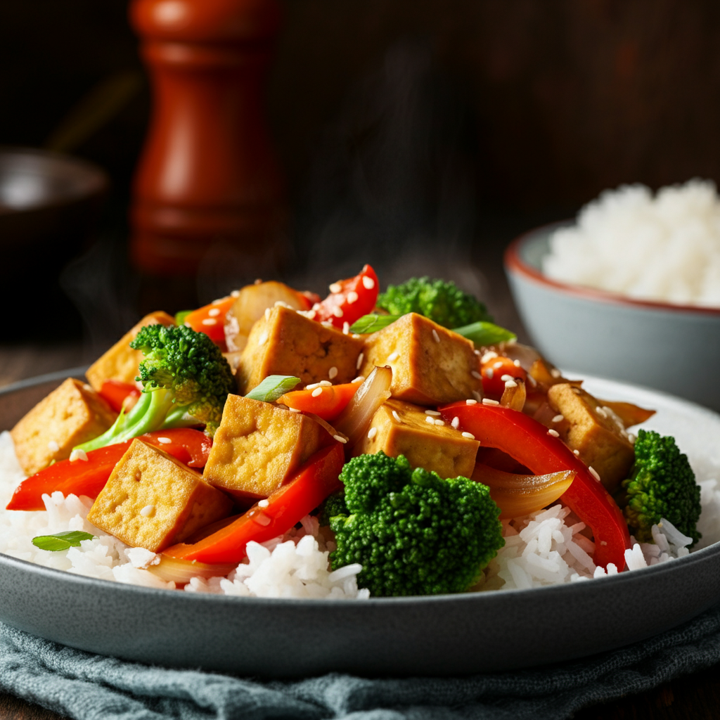 5-Star Spicy Tofu and Veggie Stir-Fry Recipe (Easy & Delicious)